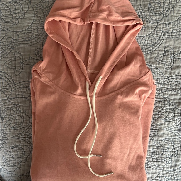 Pink Women's Hoodie Top - Picture 2 of 3